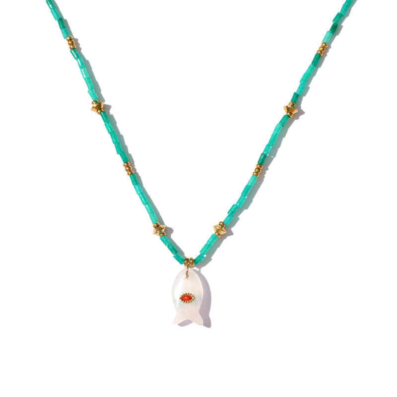 Jaded Fishlet Necklace