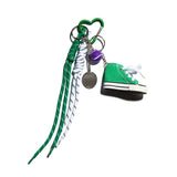 Converse Girl in Purple Bag Charm Keychain