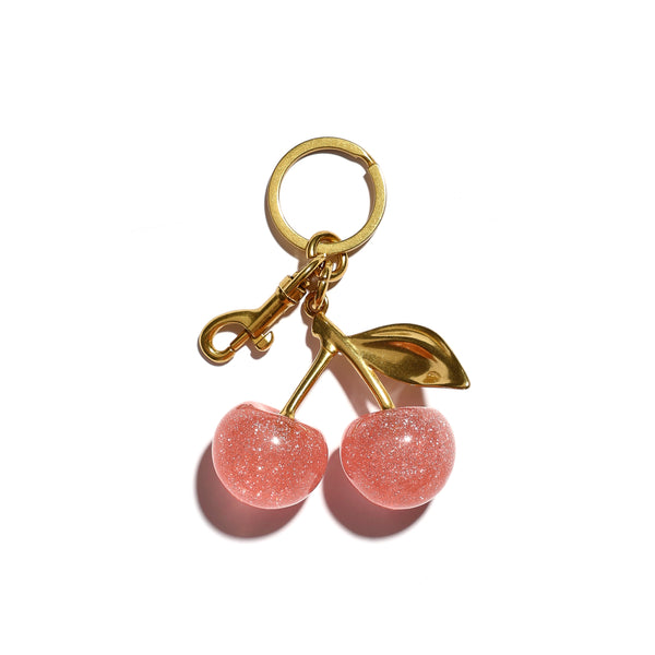 Cherry Bomb in Pink Bag Charm Keychain