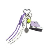Converse Girl in Pink Bag Charm Keychain
