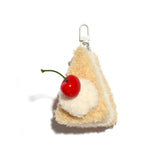 Cherry Cake Bag Charm Keychain
