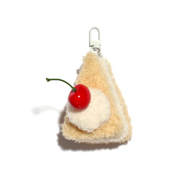 Cherry Cake Bag Charm Keychain