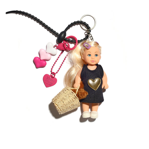 Baby Barbie Bag Charm Keychain