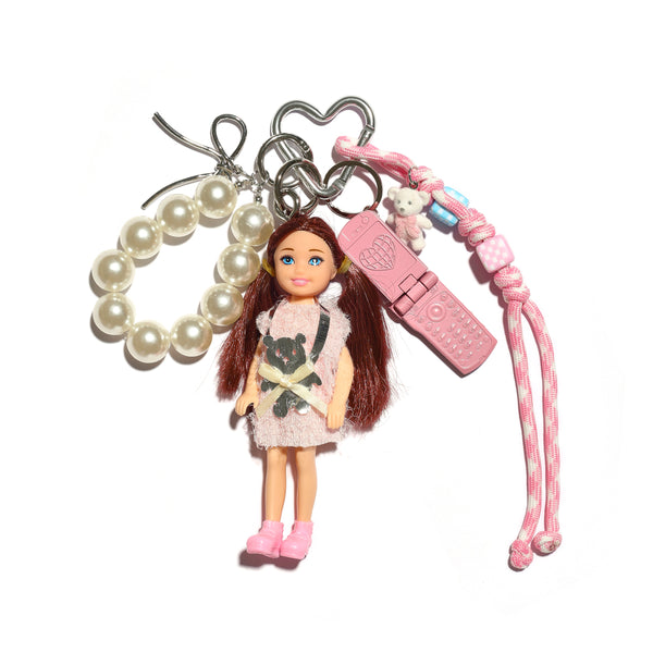 Play Dress Up Bag Charm Keychain