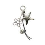 Starfish Bag Charm Keychain