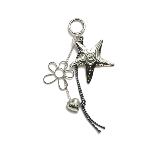 Starfish Bag Charm Keychain