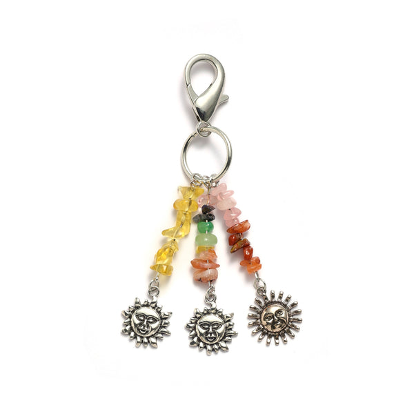 Sun Dance Bag Charm Keychain