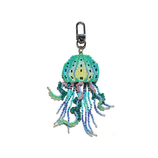 Jellyfish Bag Charm Keychain