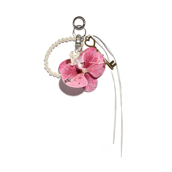 Tropical Spring Bag Charm Keychain