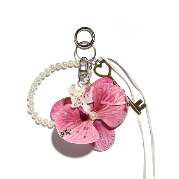 Tropical Spring Bag Charm Keychain
