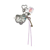 Tropical Disco Bag Charm Keychain
