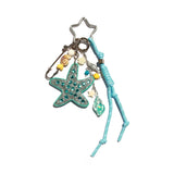 Beach Town Treasure Bag Charm Keychain