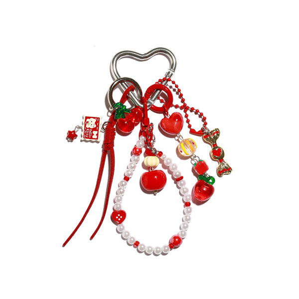 Healthy Snacks Bag Charm Keychain