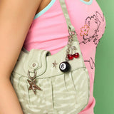 Lucky 8 Keychain Bag Charm