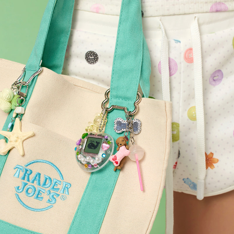 Gaming Nostalgia in Crystal DIY Keychain Bag Charm