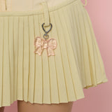 Pink Bow Keychain Bag Charm