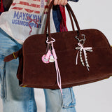 Girl Crush Keychain Bag Charm