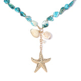 Beachside Breeze Necklace in Shell