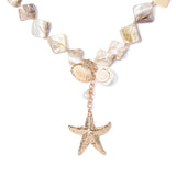 Beachside Breeze Necklace in Shell