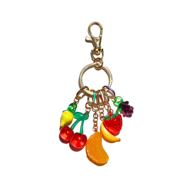 Fruitful Frolic Bag Charm Keychain