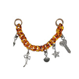 Amber Nostalgia Bag Charm Keychain