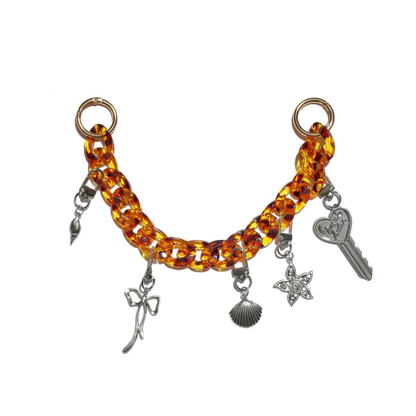 Amber Nostalgia Bag Charm Keychain
