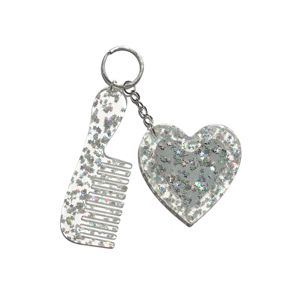 Regina Rocker Mirror Comb in Starlet