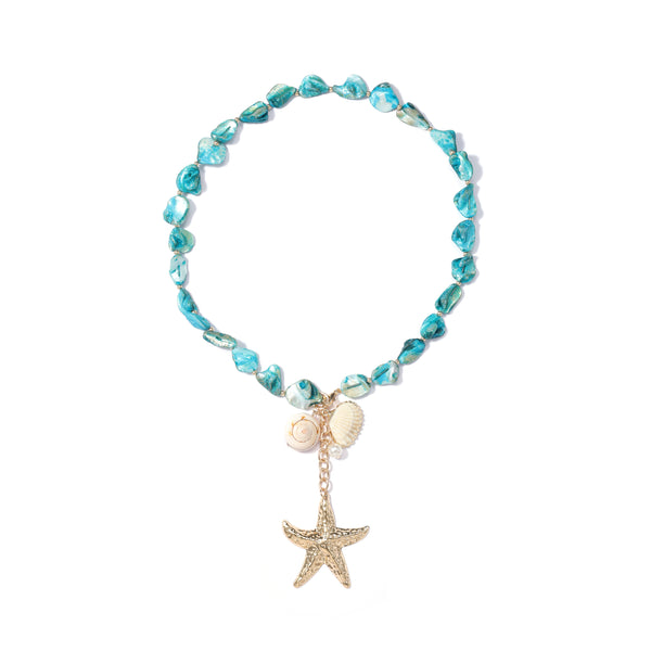 Beachside Breeze Necklace in Ocean