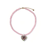 Seaside Wonder Necklace in Pink