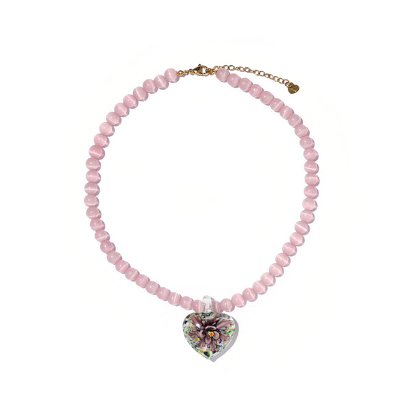 Seaside Wonder Necklace in Pink