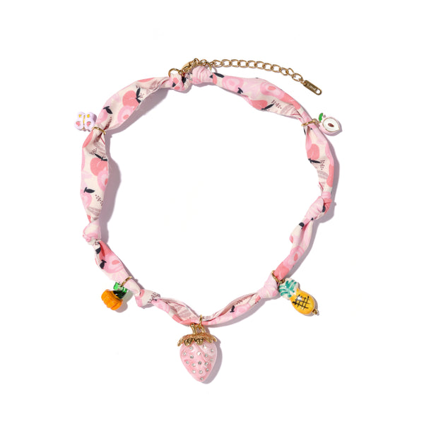 Strawberry Picking Necklace