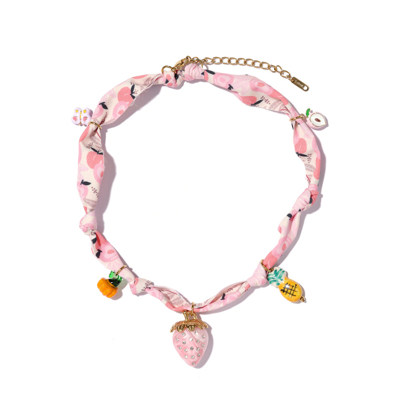 Strawberry Picking Necklace