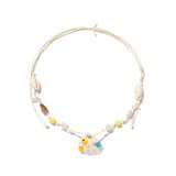 Beach Town Souvenir Necklace in Flower