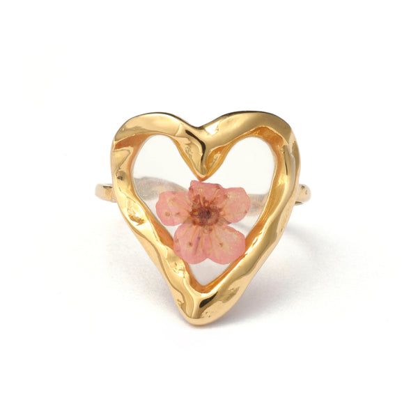 Spring Garden Ring in Pink