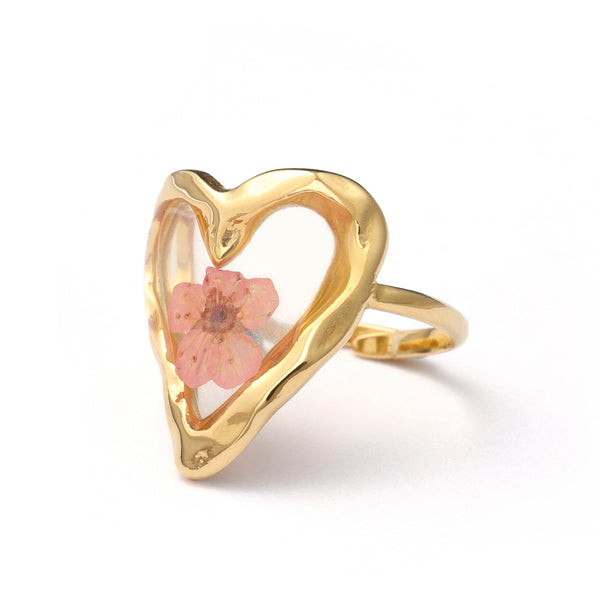 Spring Garden Ring in Pink