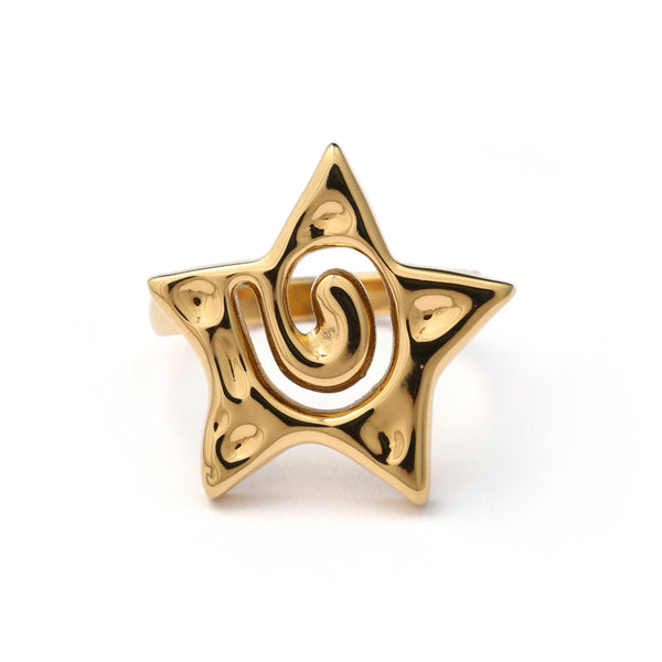 Cosmic Spiral Ring