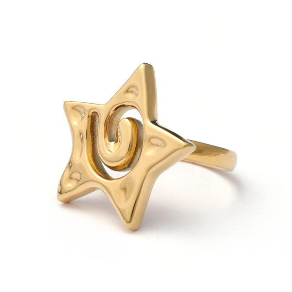 Cosmic Spiral Ring