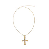 The Oracle's Stone Cross Necklace