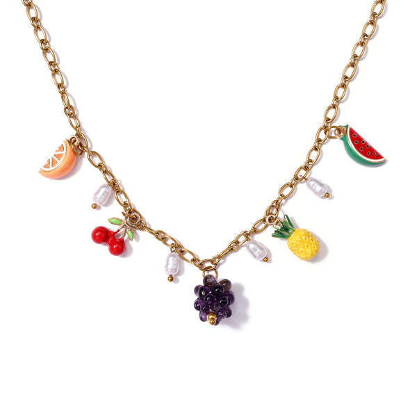 Summer Fruit Necklace