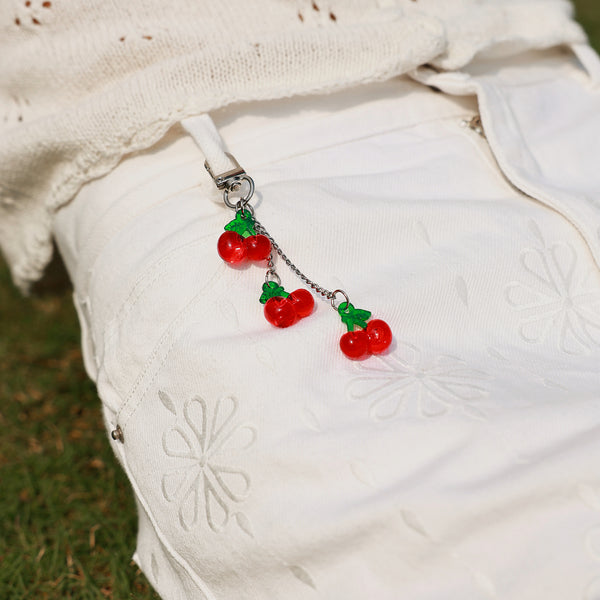 Cherry Friends Keychain Bag Charm