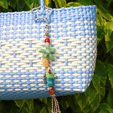 Spring Garden Keychain Bag Charm