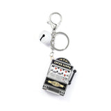 Slot Machine in Pink Keychain Bag Charm