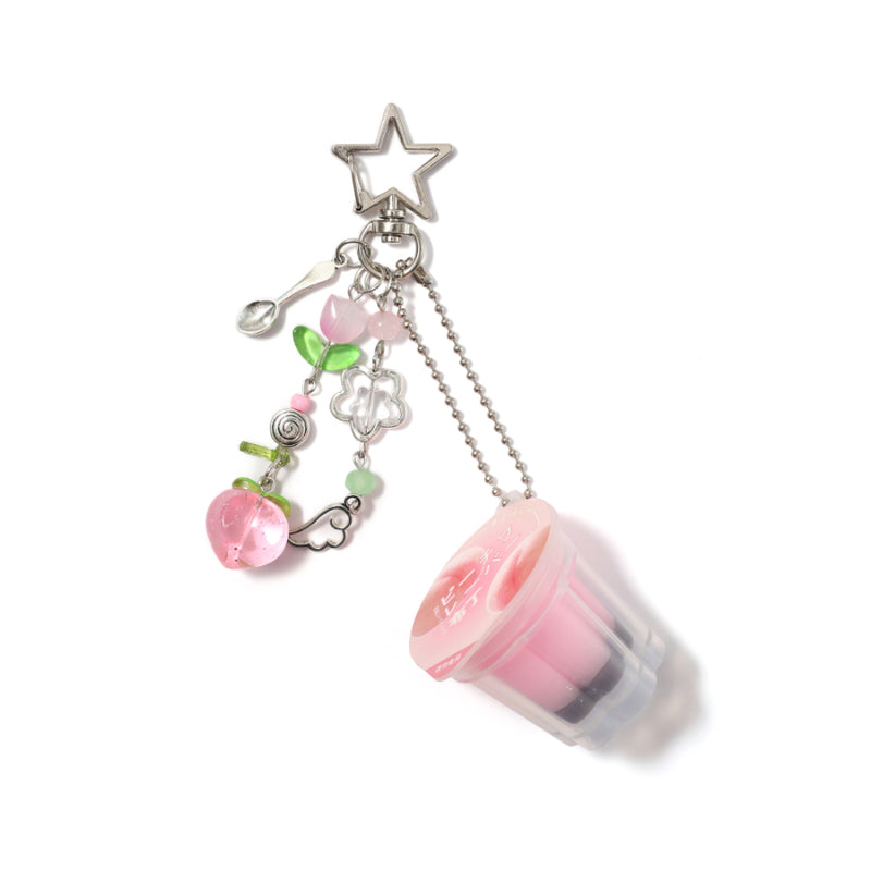 Mango Chocolate Jelly Bag Charm Keychain