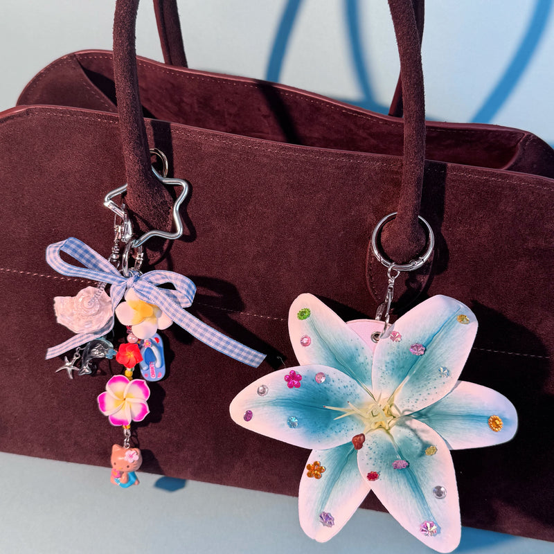 Hawaiian Dance Keychain Bag Charm