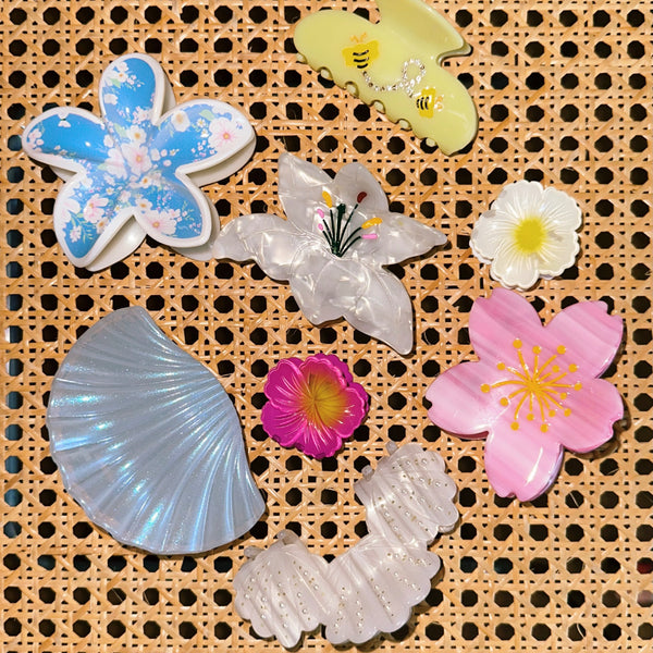 Hibiscus Flower Claw Set