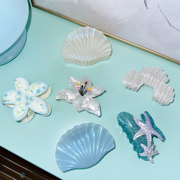 Diamond Starfish Claw in Blue