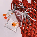 90s Disco Bag Charm Keychain