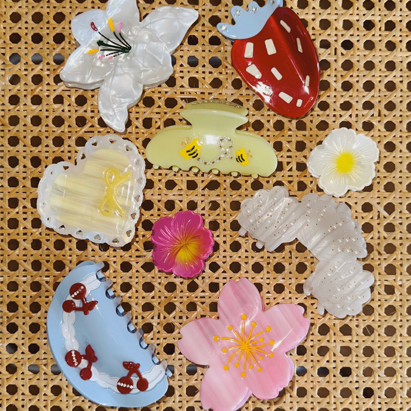 Hibiscus Flower Claw Set
