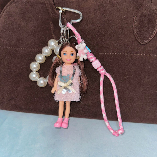 Play Dress Up Bag Charm Keychain