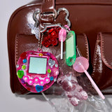 Strawberry Lillipop Keychain Bag Charm